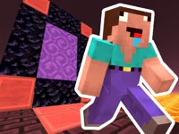 image Noob Steve Nether